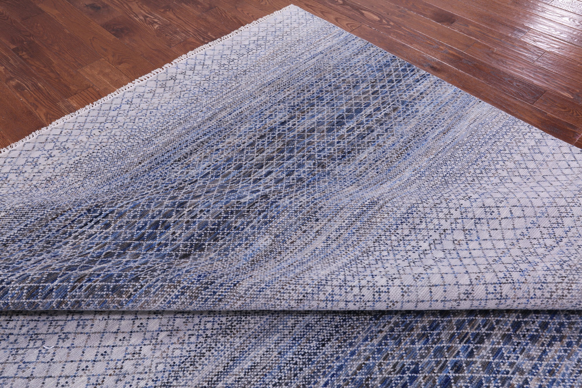 Savannah Grass Hand Knotted Wool Rug - 10' 0" X 14' 0" - Golden Nile