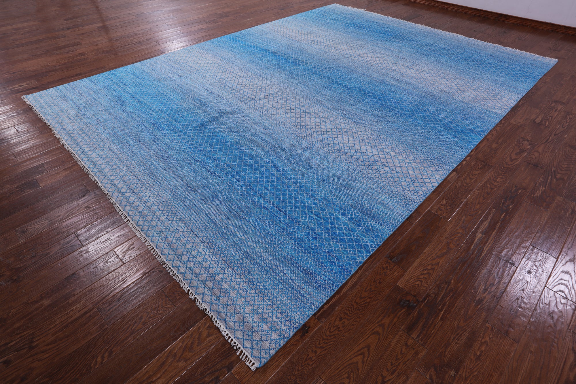 Savannah Grass Hand Knotted Wool Rug - 10' 2" X 14' 2" - Golden Nile