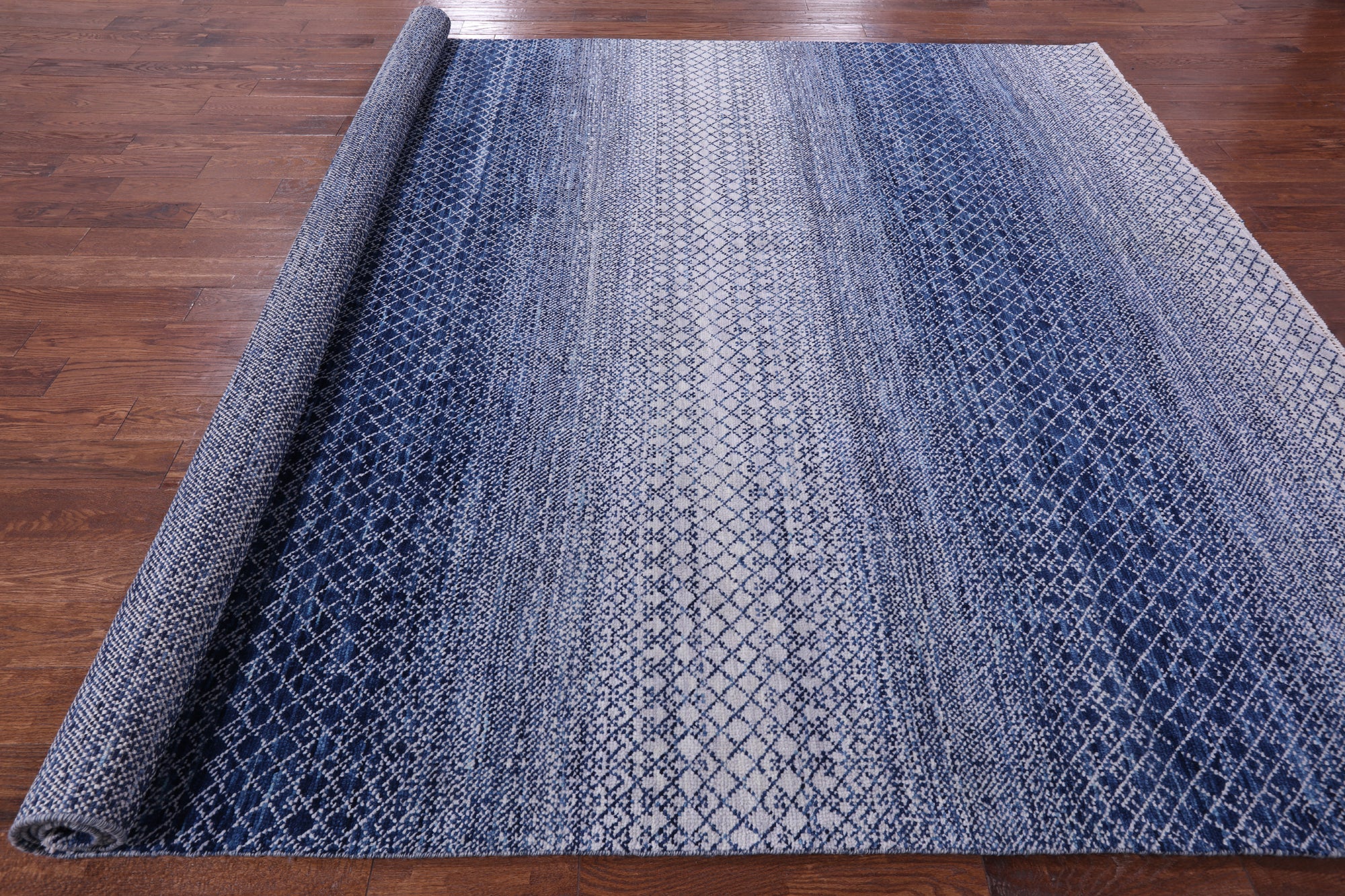 Savannah Grass Hand Knotted Wool Rug - 9' 2" X 12' 1" - Golden Nile