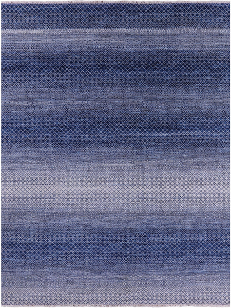 Savannah Grass Hand Knotted Wool Rug - 9' 2" X 12' 1" - Golden Nile
