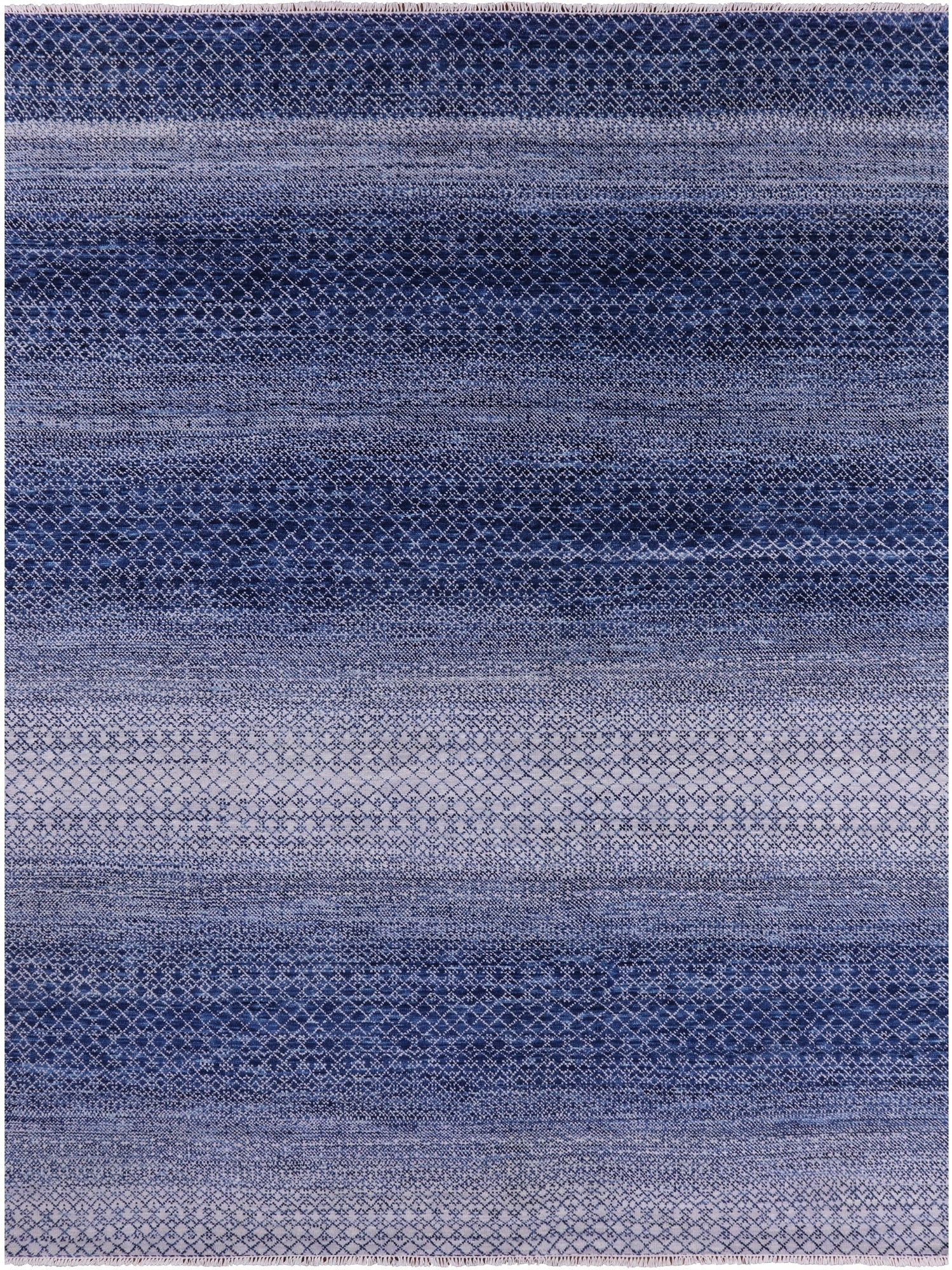 Savannah Grass Hand Knotted Wool Rug - 9' 2" X 12' 1" - Golden Nile