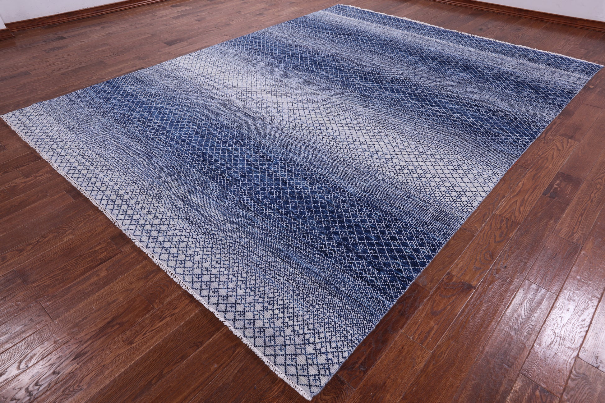 Savannah Grass Hand Knotted Wool Rug - 9' 2" X 12' 1" - Golden Nile