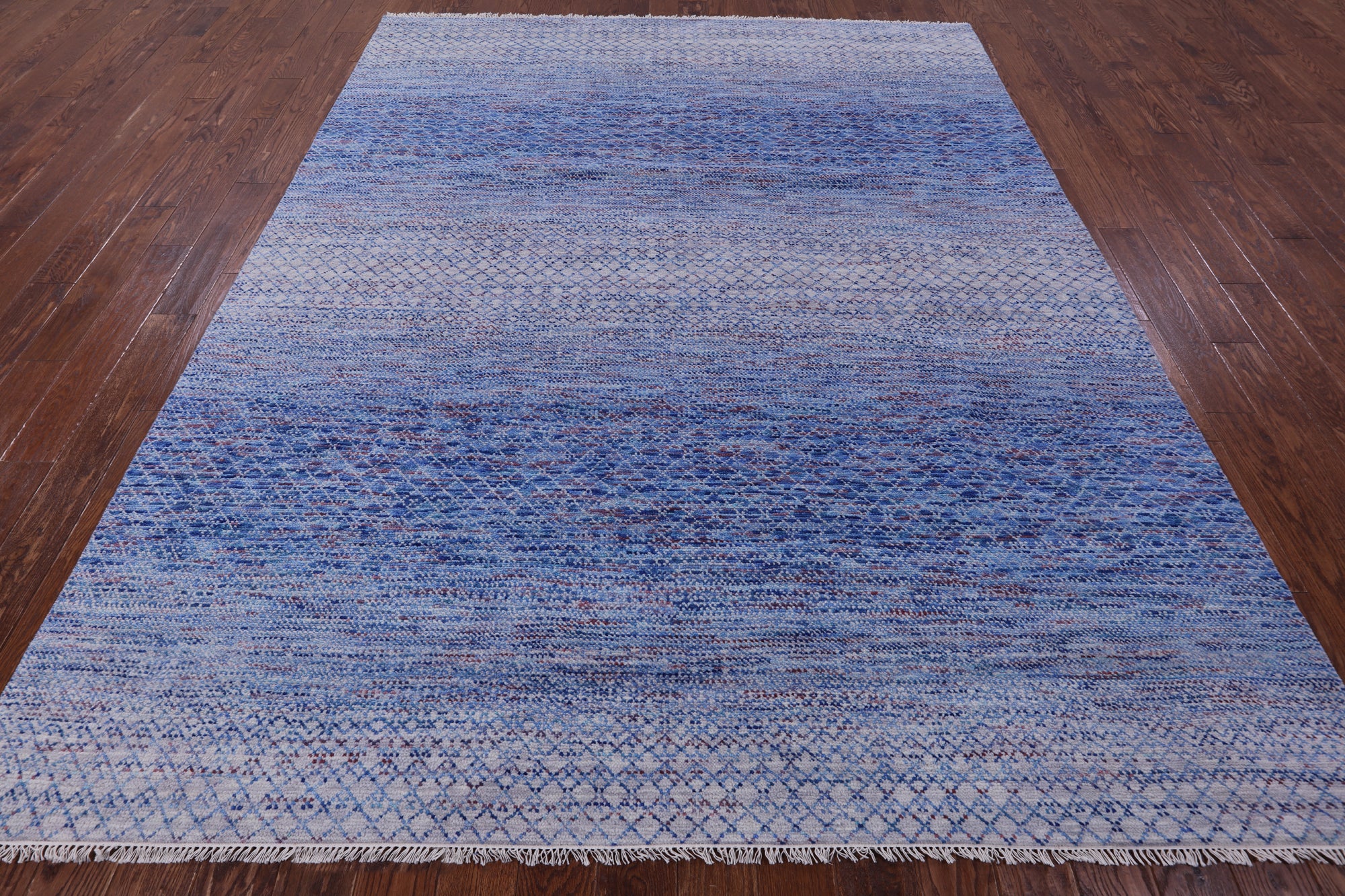 Savannah Grass Hand Knotted Wool Rug - 8' 1" X 10' 3" - Golden Nile