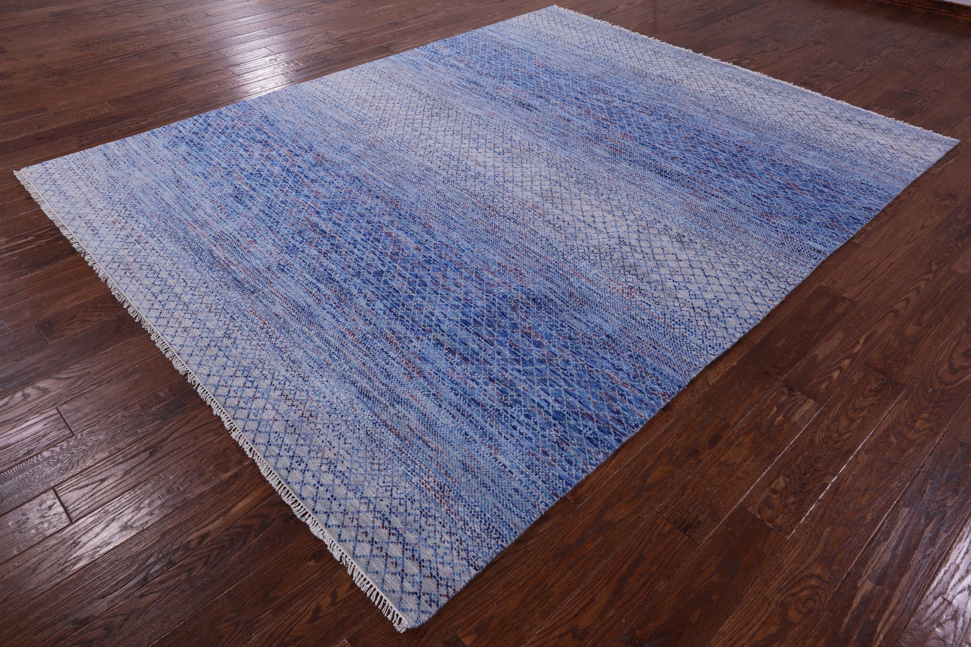 Savannah Grass Hand Knotted Wool Rug - 8' 1" X 10' 3" - Golden Nile