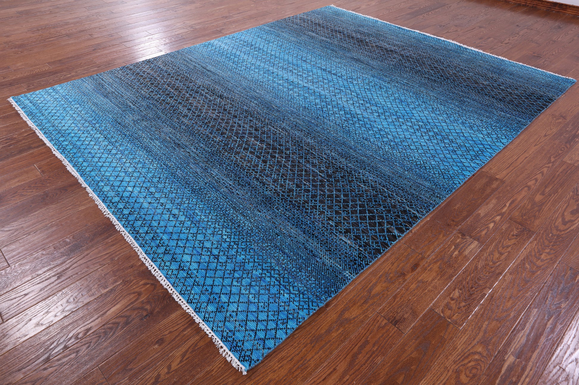 Savannah Grass Hand Knotted Wool Rug - 8' 1" X 10' 3" - Golden Nile