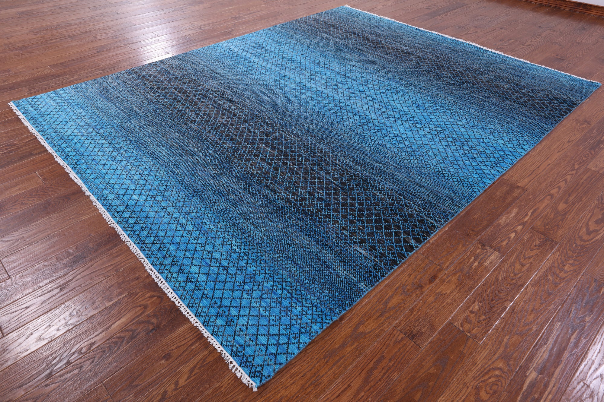 Savannah Grass Hand Knotted Wool Rug - 8' 1" X 10' 3" - Golden Nile