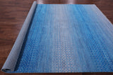 Savannah Grass Hand Knotted Wool Rug - 9' 1" X 11' 11" - Golden Nile
