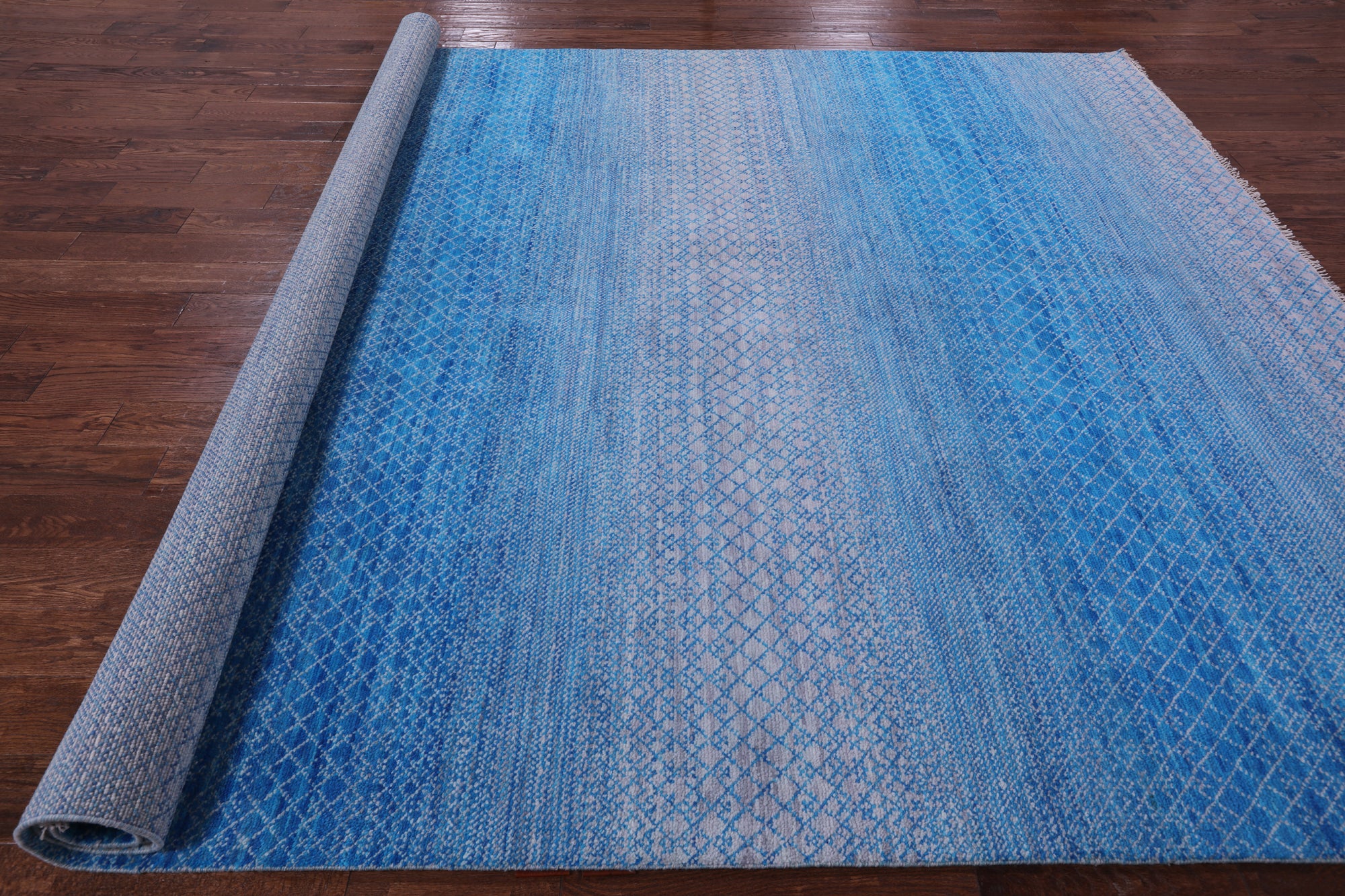 Savannah Grass Hand Knotted Wool Rug - 9' 1" X 11' 11" - Golden Nile