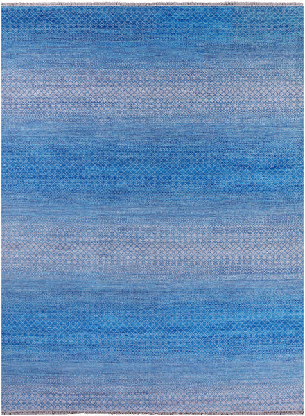 Savannah Grass Hand Knotted Wool Rug - 9' 1" X 11' 11" - Golden Nile