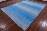 Savannah Grass Hand Knotted Wool Rug - 9' 1" X 11' 11" - Golden Nile