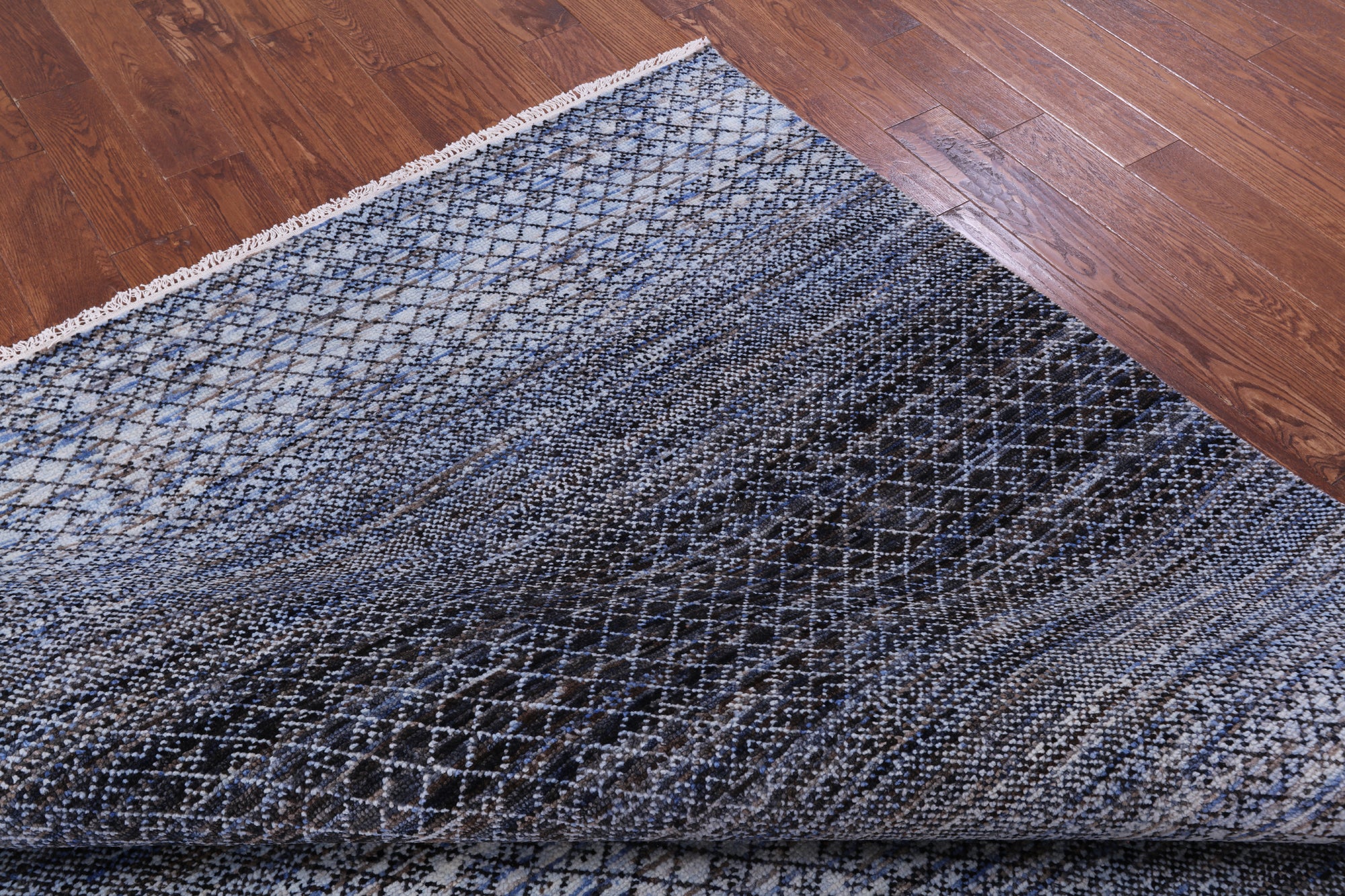Savannah Grass Handmade Wool Rug - 8' 0" X 9' 10" - Golden Nile