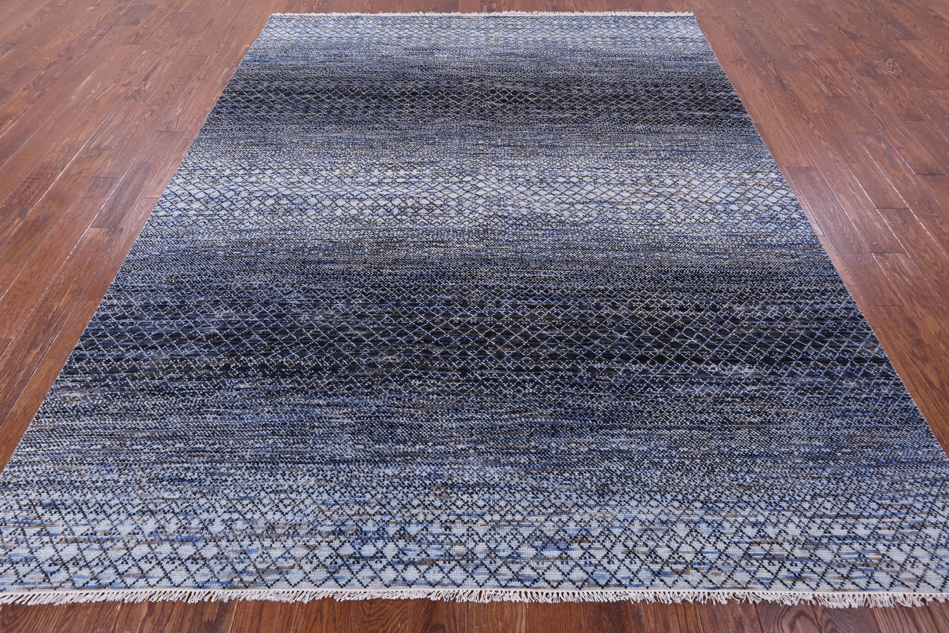 Savannah Grass Handmade Wool Rug - 8' 0" X 9' 10" - Golden Nile