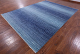 Savannah Grass Hand Knotted Wool Rug - 8' 11" X 12' 1" - Golden Nile