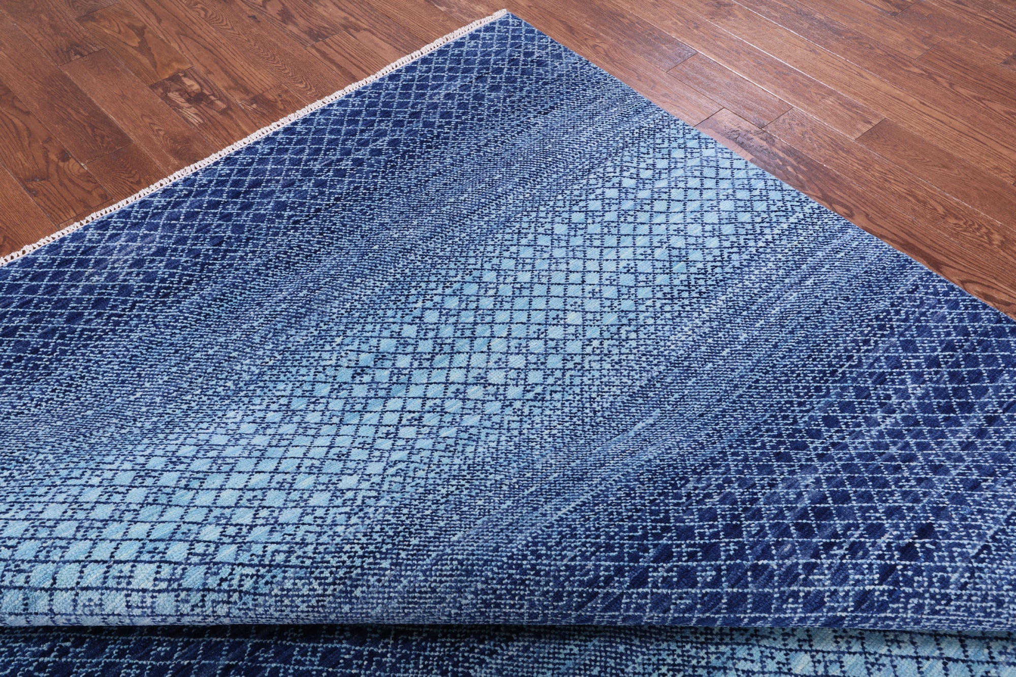 Savannah Grass Hand Knotted Wool Rug - 8' 11" X 12' 1" - Golden Nile