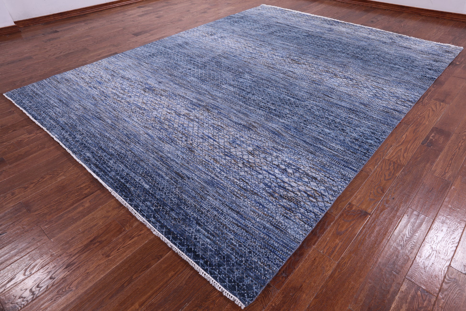 Savannah Grass Hand Knotted Wool Rug - 9' 1" X 12' 1" - Golden Nile