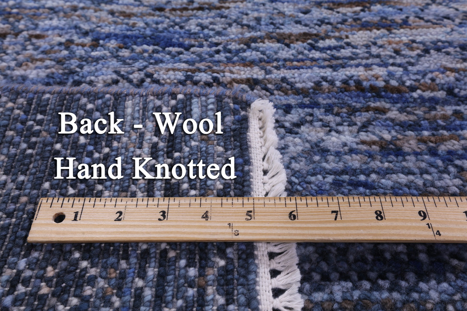 Savannah Grass Hand Knotted Wool Rug - 9' 1" X 12' 1" - Golden Nile
