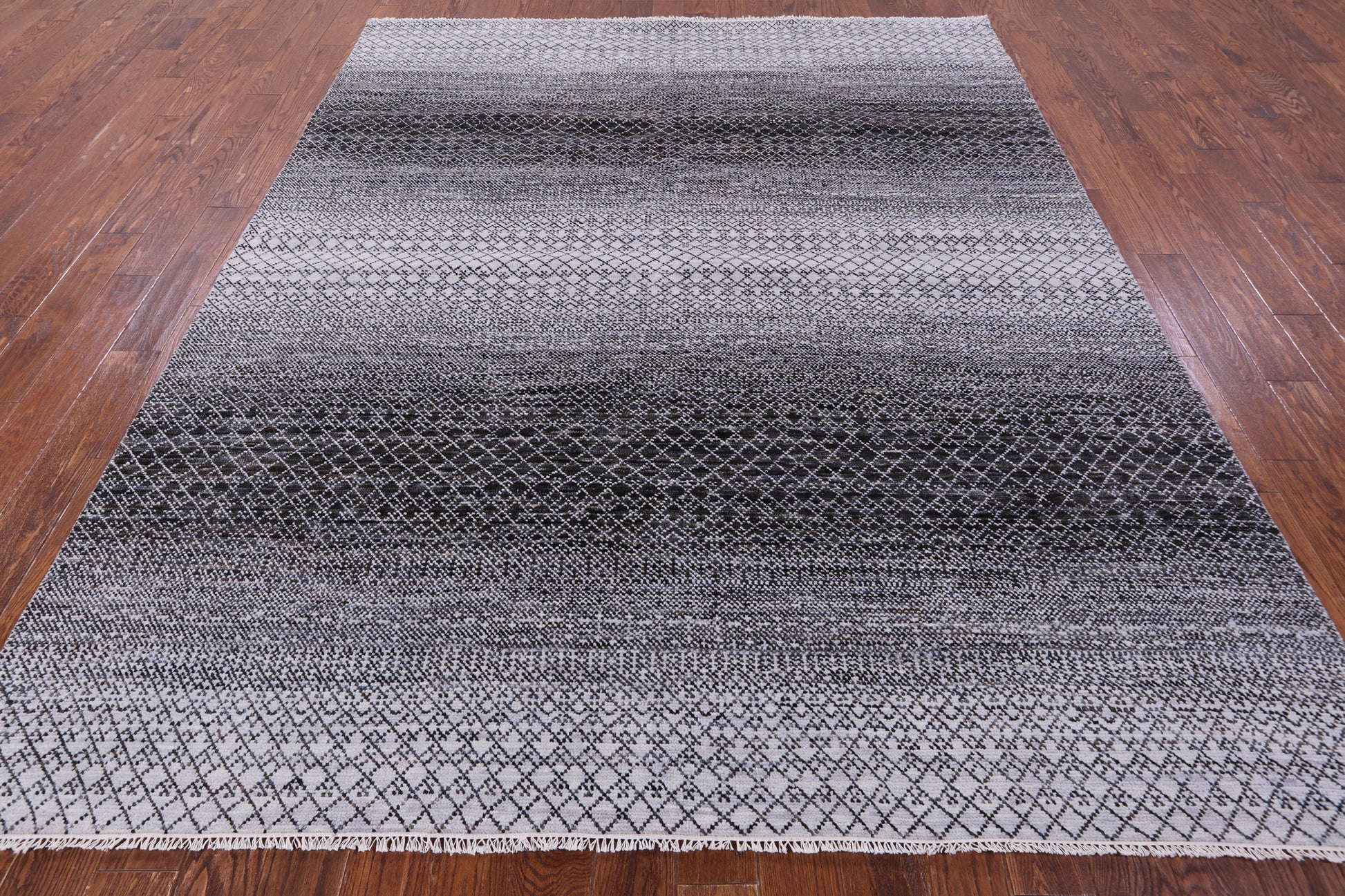 Savannah Grass Hand Knotted Wool Rug - 8' 1" X 10' 0" - Golden Nile