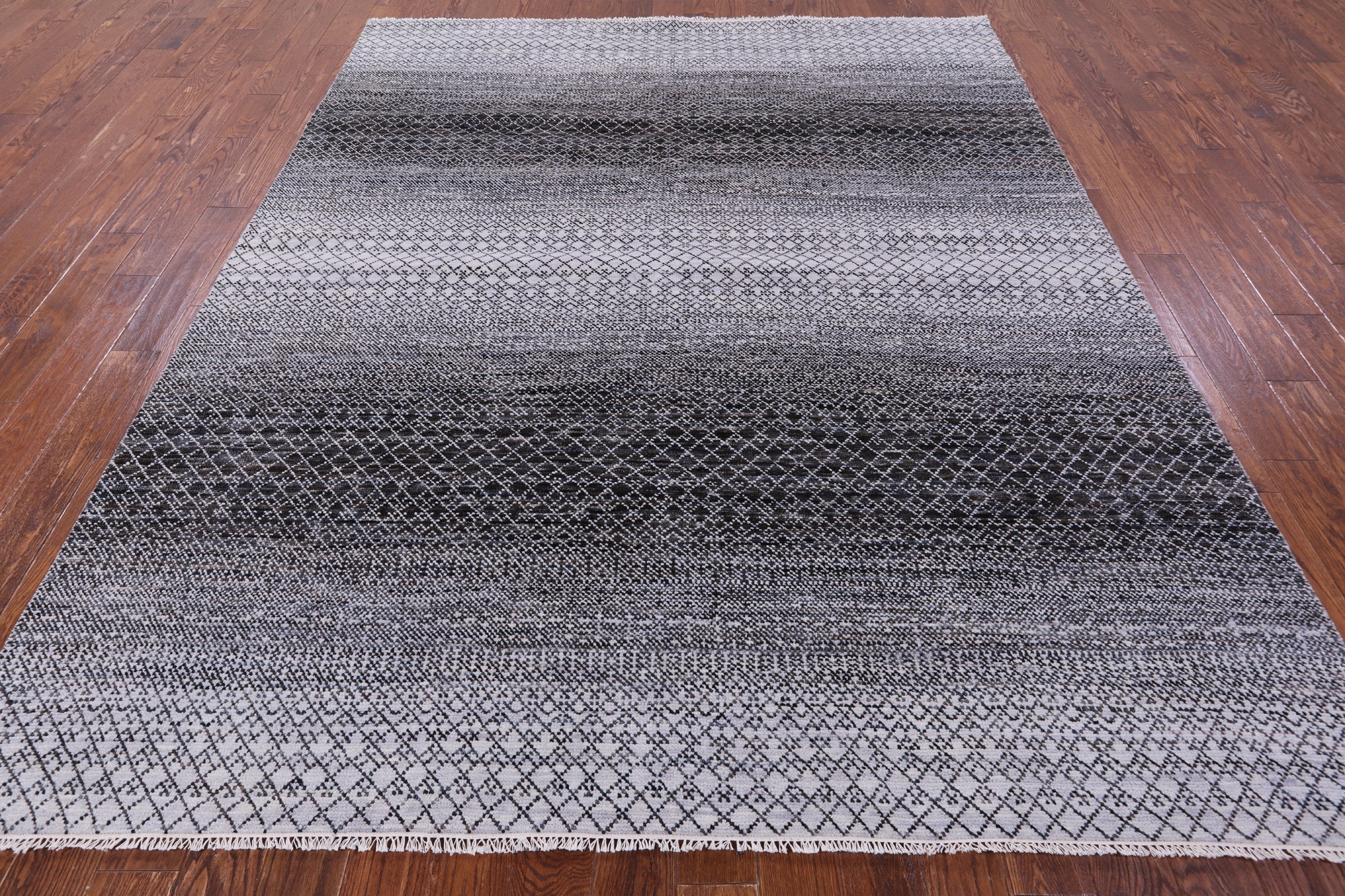 Savannah Grass Hand Knotted Wool Rug - 8' 1" X 10' 0" - Golden Nile