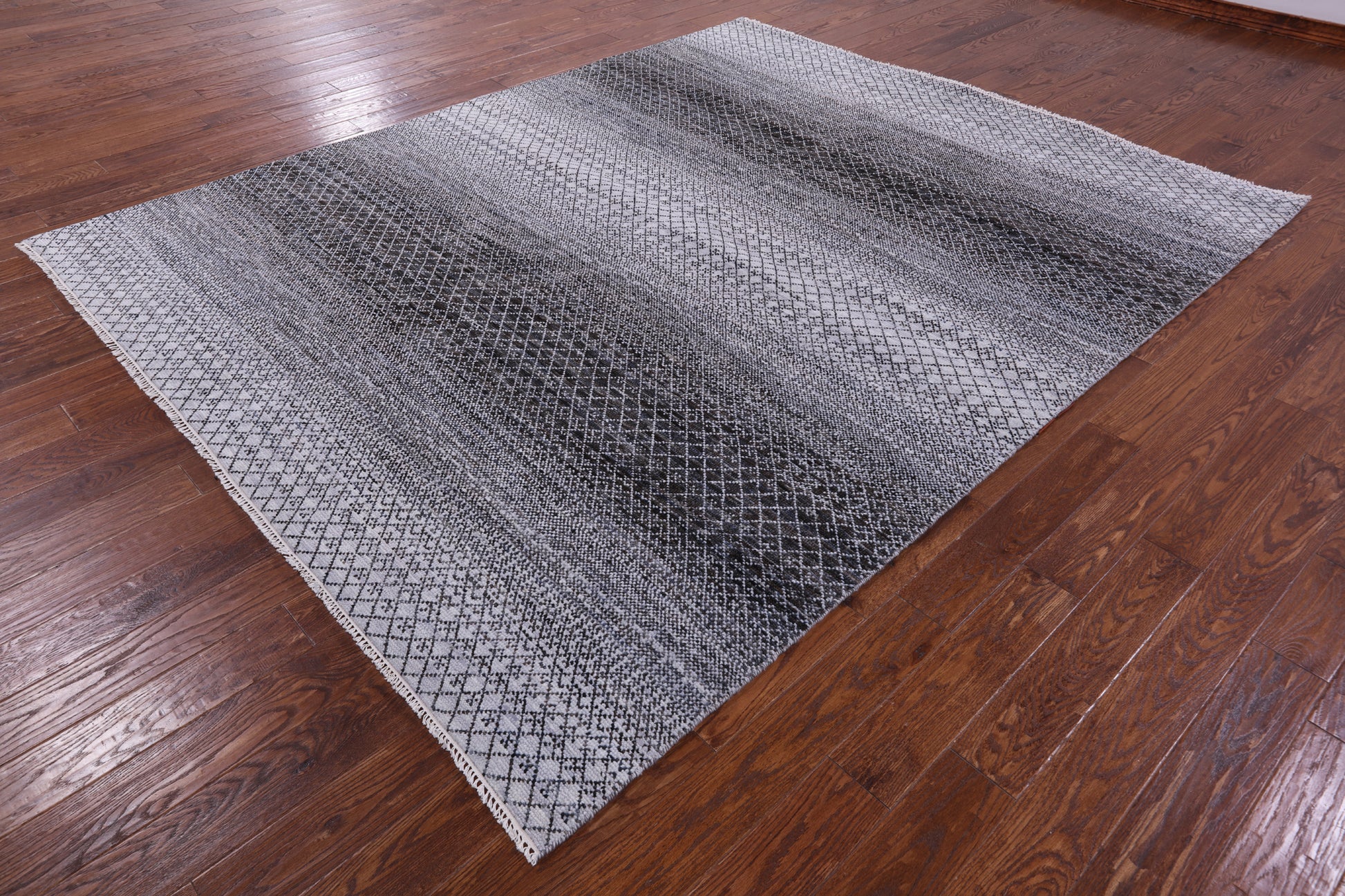 Savannah Grass Hand Knotted Wool Rug - 8' 1" X 10' 0" - Golden Nile