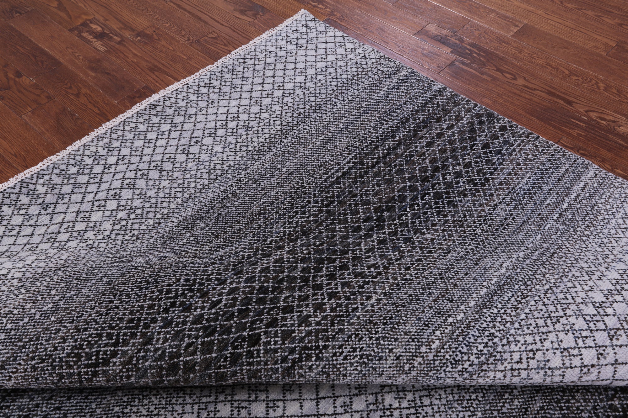 Savannah Grass Hand Knotted Wool Rug - 8' 1" X 10' 0" - Golden Nile