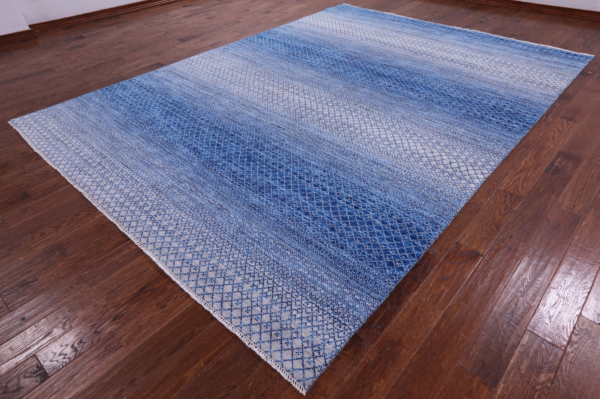 Savannah Grass Hand Knotted Wool Rug - 8' 11" X 12' 3" - Golden Nile