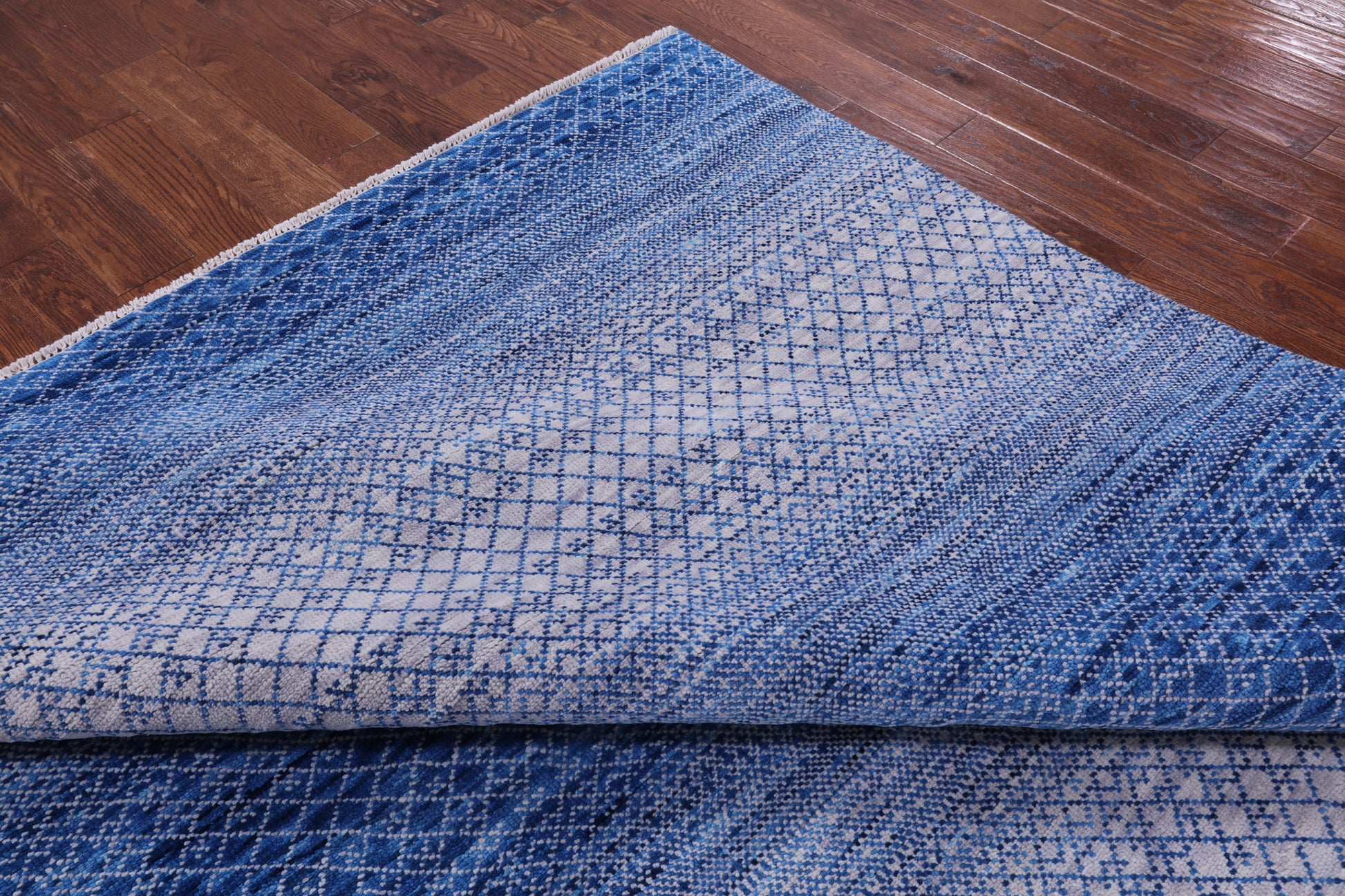 Savannah Grass Hand Knotted Wool Rug - 8' 11" X 12' 3" - Golden Nile
