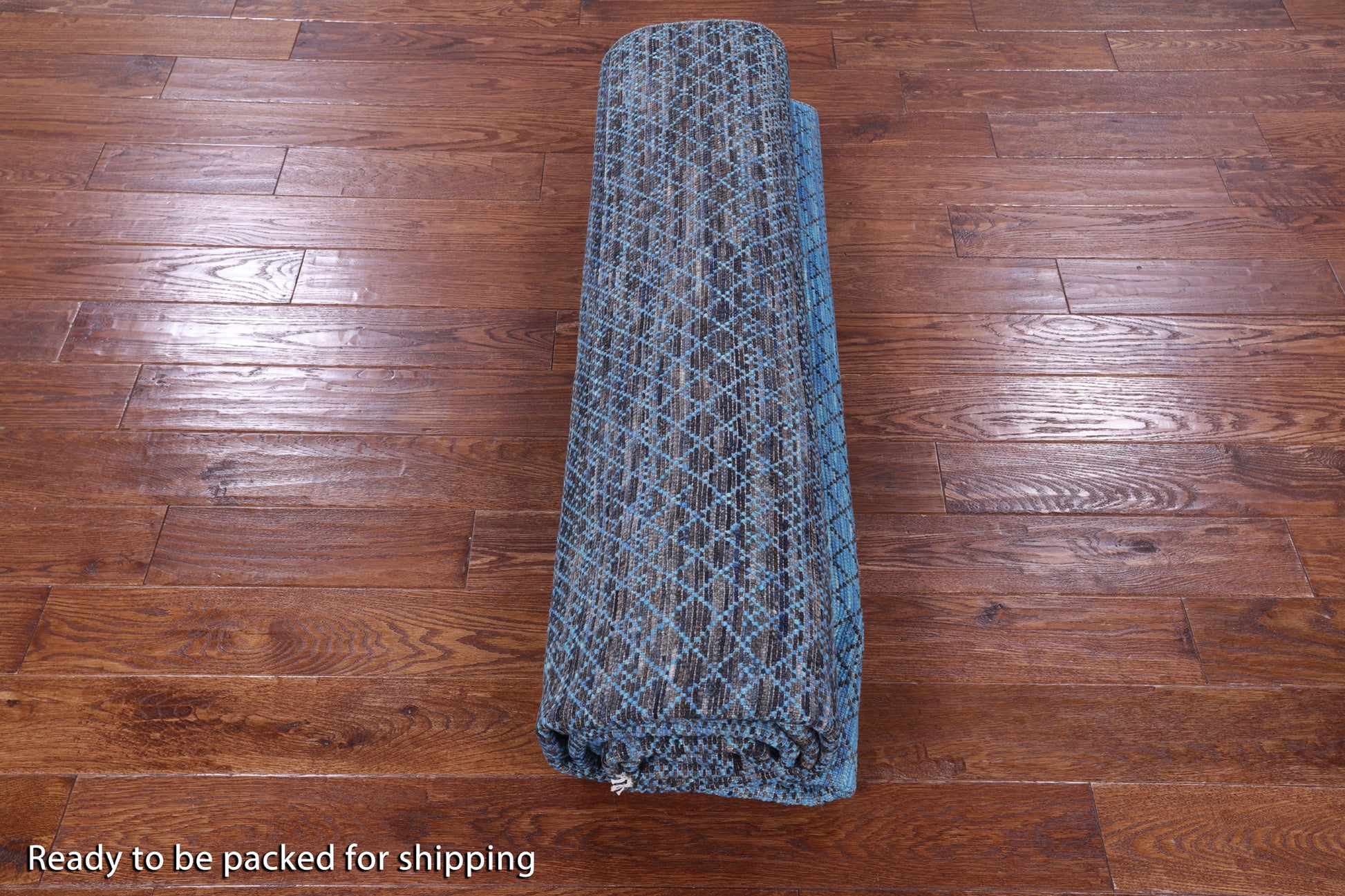 Savannah Grass Hand Knotted Wool Rug - 8' 3" X 10' 4" - Golden Nile