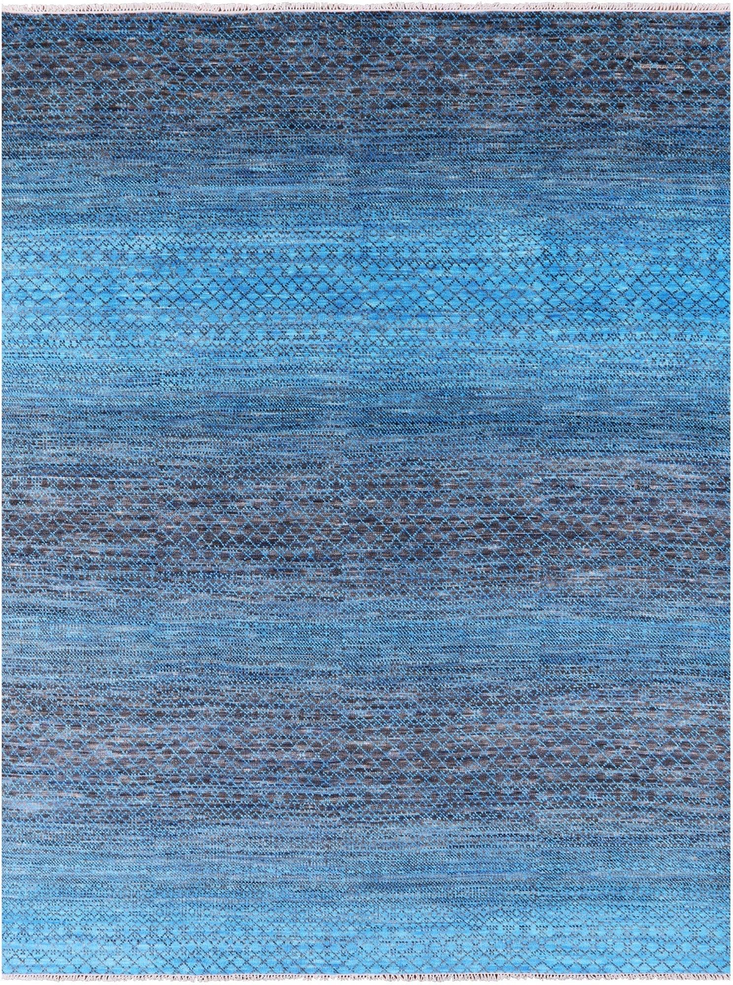 Savannah Grass Hand Knotted Wool Rug - 8' 3" X 10' 4" - Golden Nile