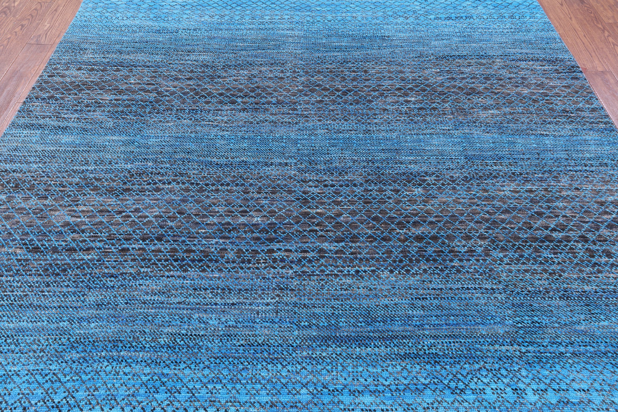 Savannah Grass Hand Knotted Wool Rug - 8' 3" X 10' 4" - Golden Nile