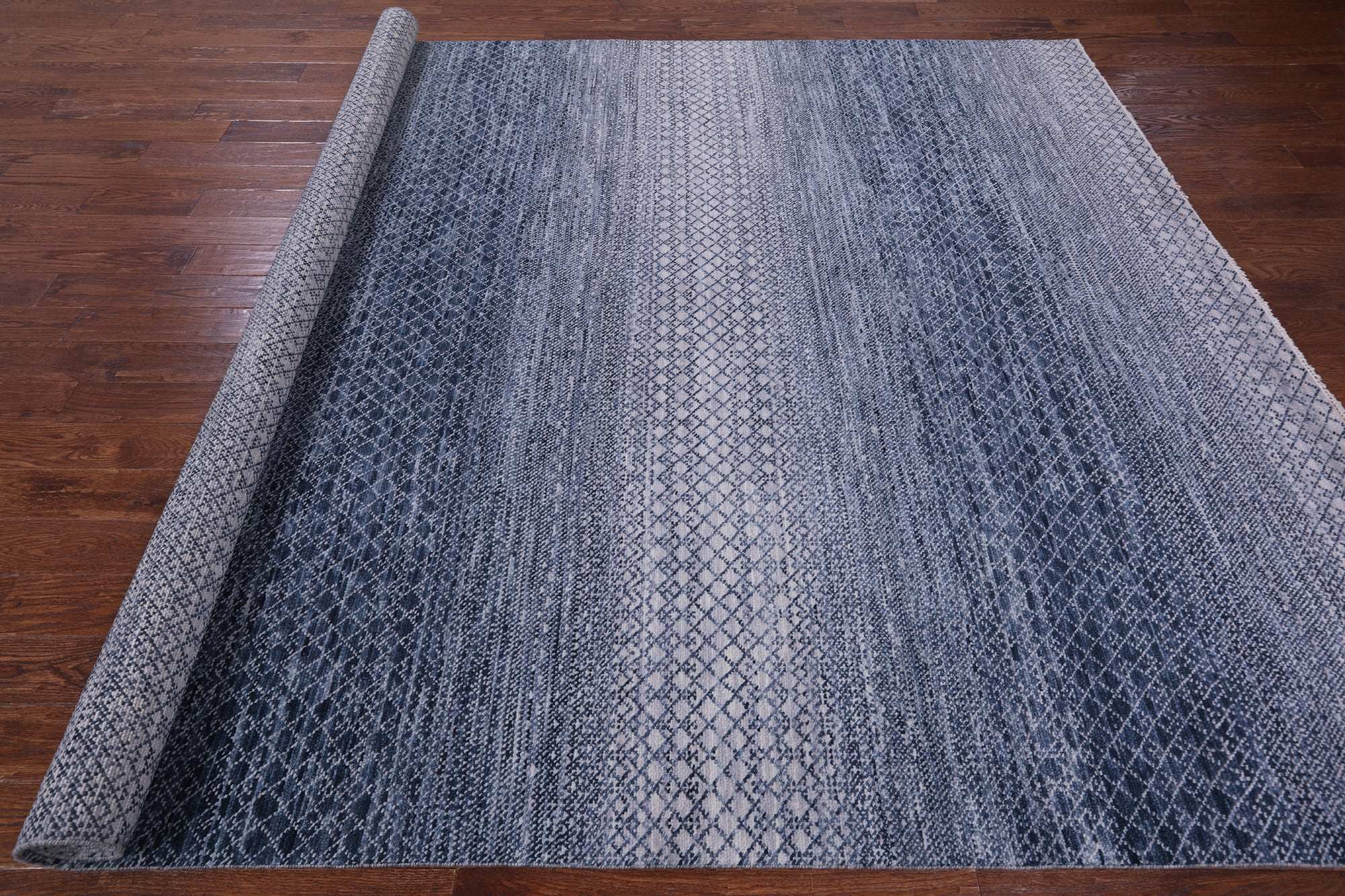 Savannah Grass Hand Knotted Wool Rug - 8' 11" X 12' 0" - Golden Nile