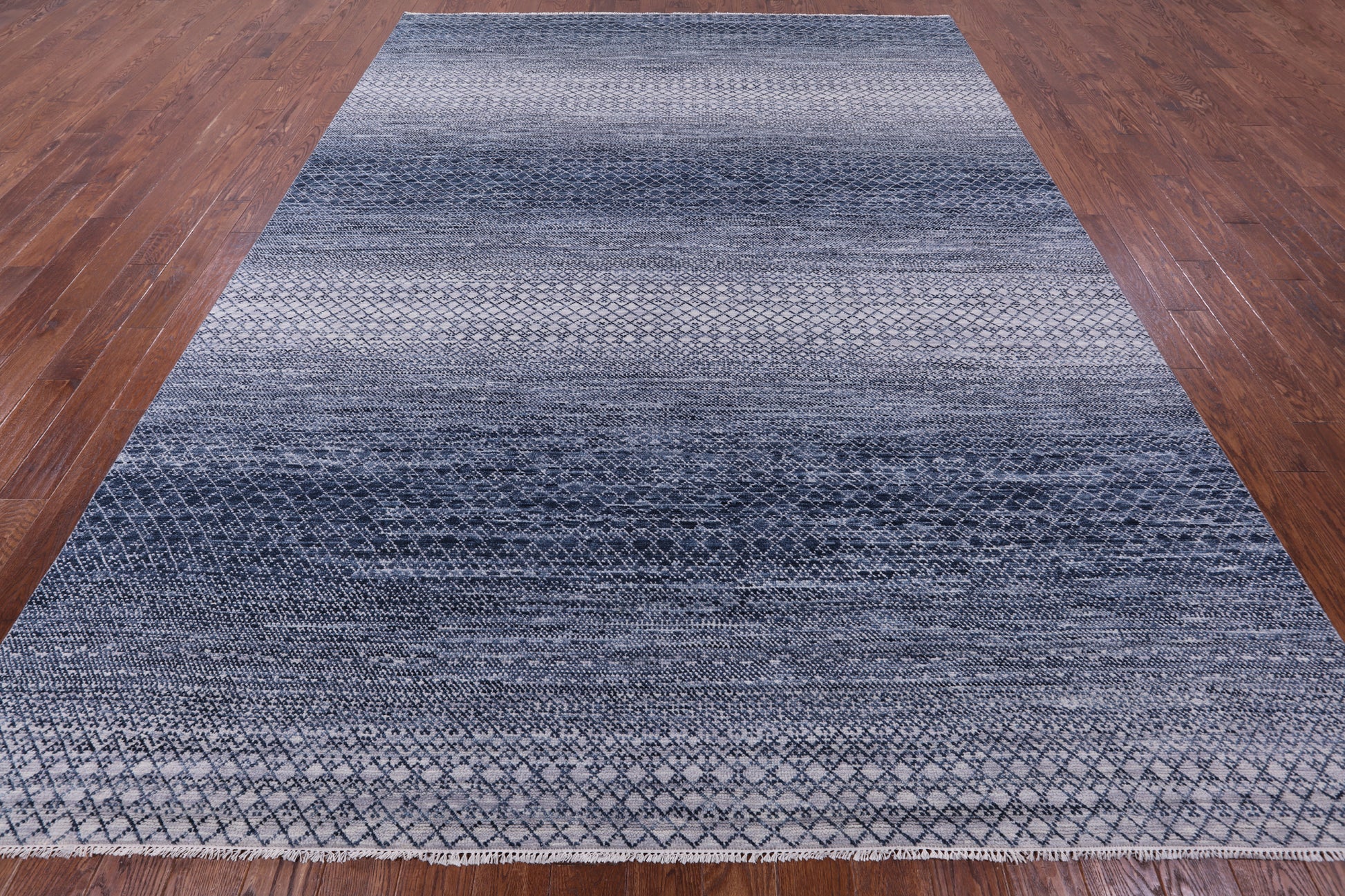 Savannah Grass Hand Knotted Wool Rug - 8' 11" X 12' 0" - Golden Nile
