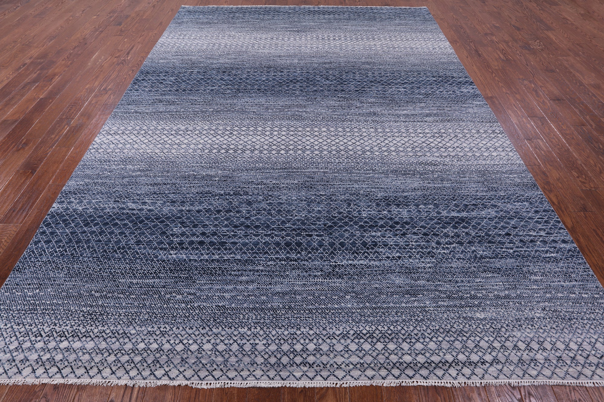 Savannah Grass Hand Knotted Wool Rug - 8' 11" X 12' 0" - Golden Nile