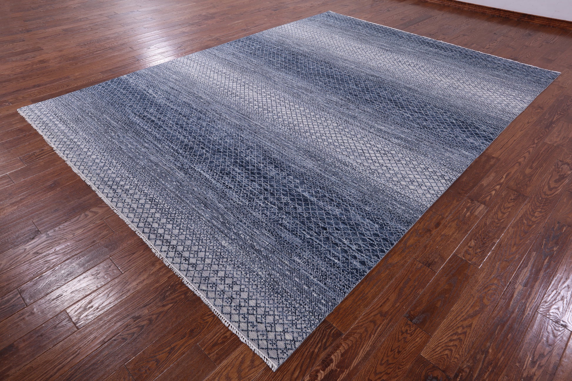 Savannah Grass Hand Knotted Wool Rug - 8' 11" X 12' 0" - Golden Nile