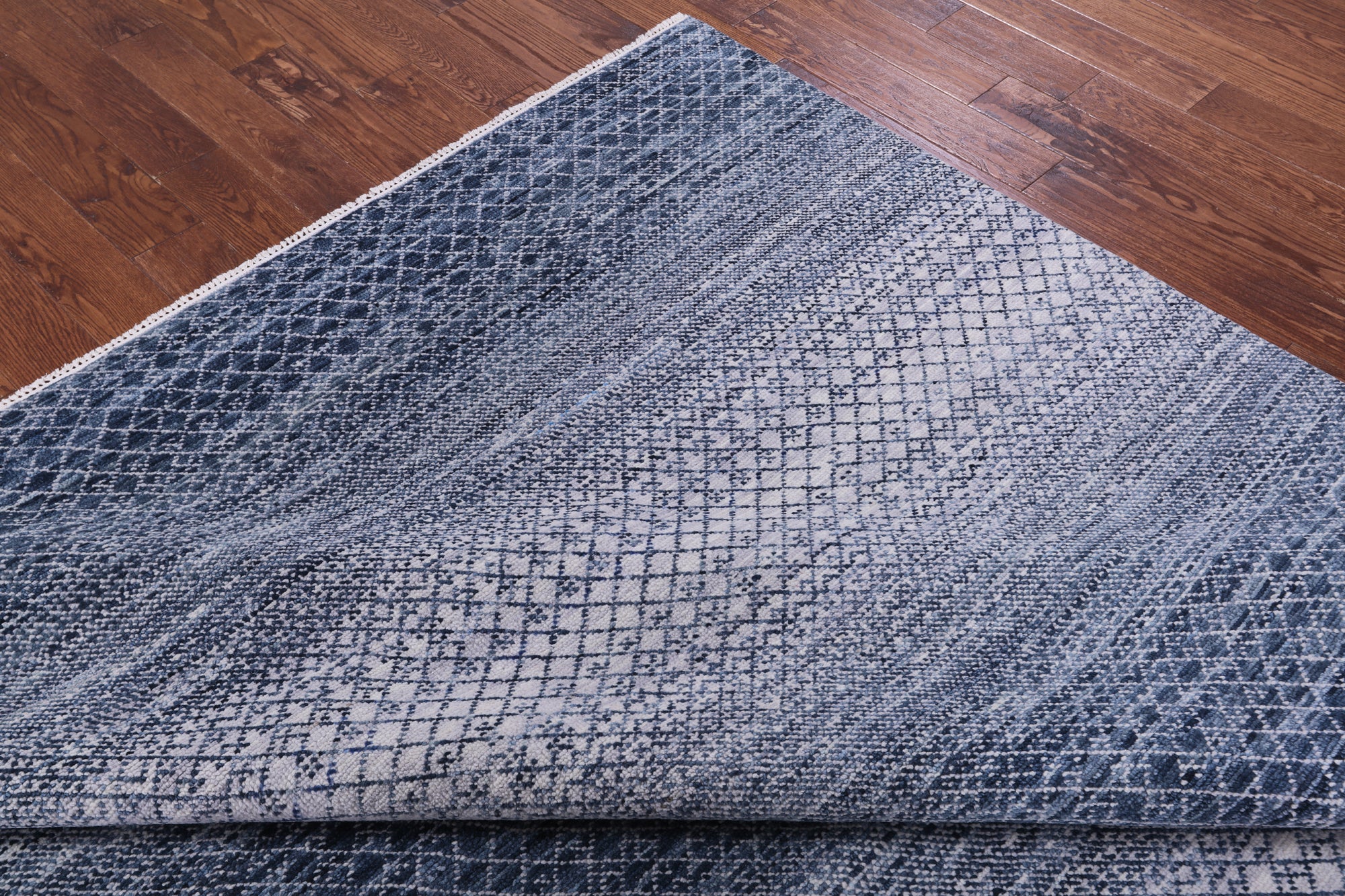 Savannah Grass Hand Knotted Wool Rug - 8' 11" X 12' 0" - Golden Nile