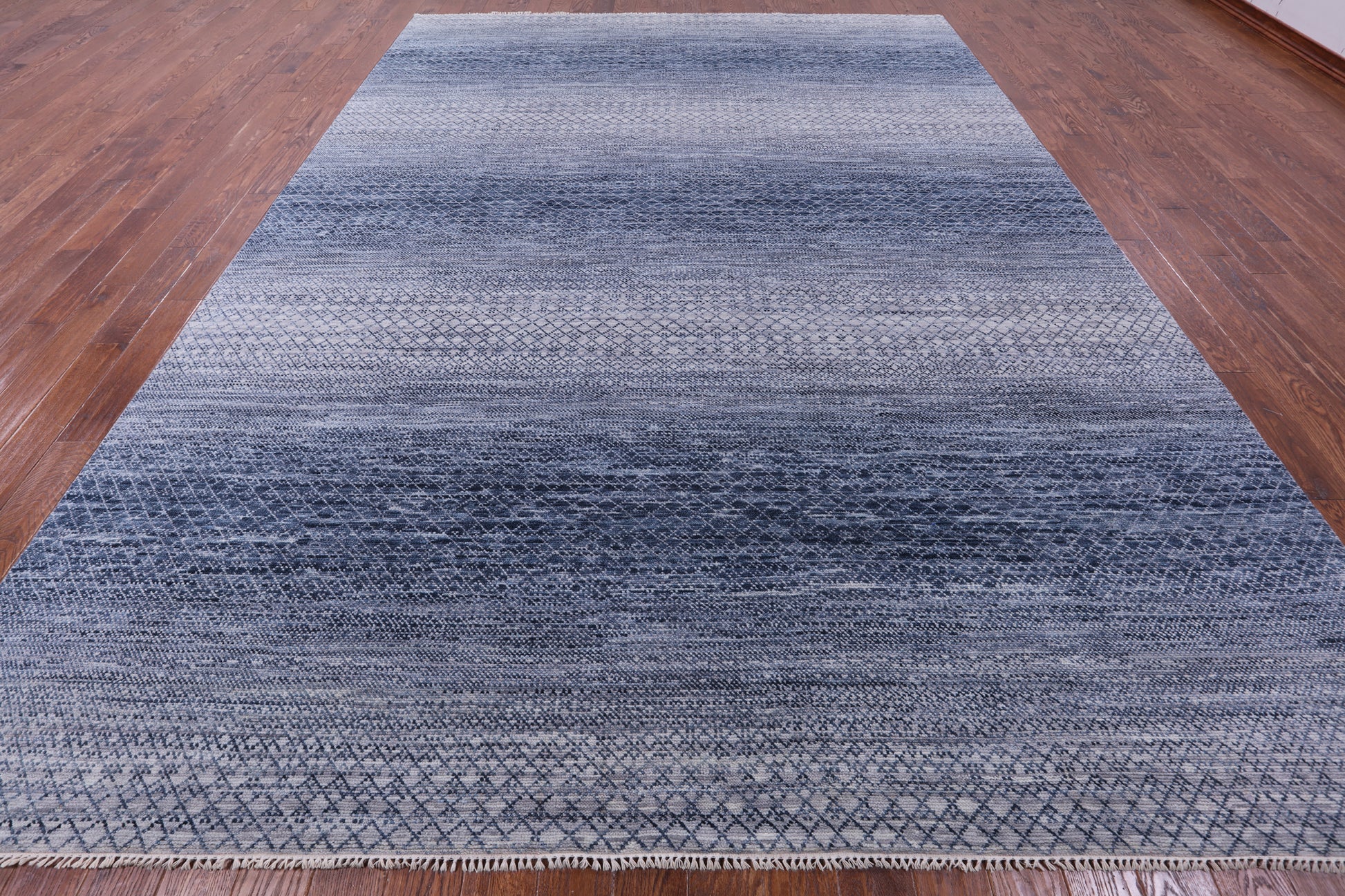 Savannah Grass Hand Knotted Wool Rug - 10' 0" X 13' 11" - Golden Nile