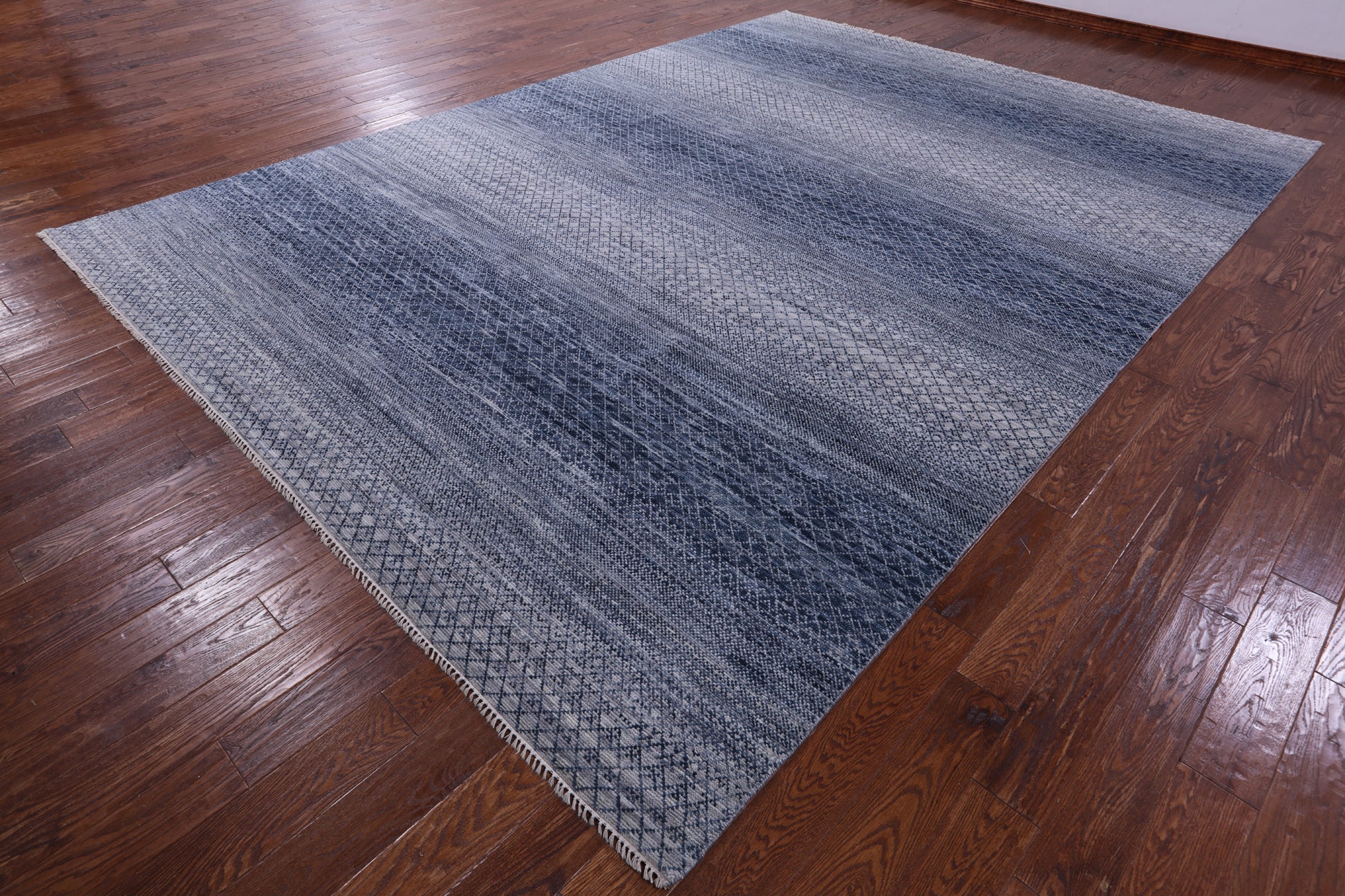 Savannah Grass Hand Knotted Wool Rug - 10' 0" X 13' 11" - Golden Nile