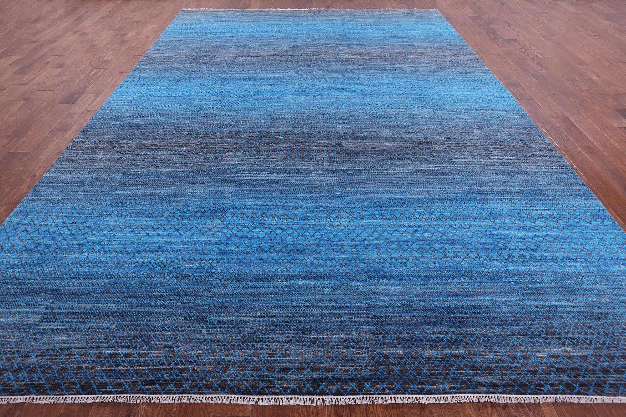 Savannah Grass Hand Knotted Wool Rug - 10' 1" X 14' 0" - Golden Nile