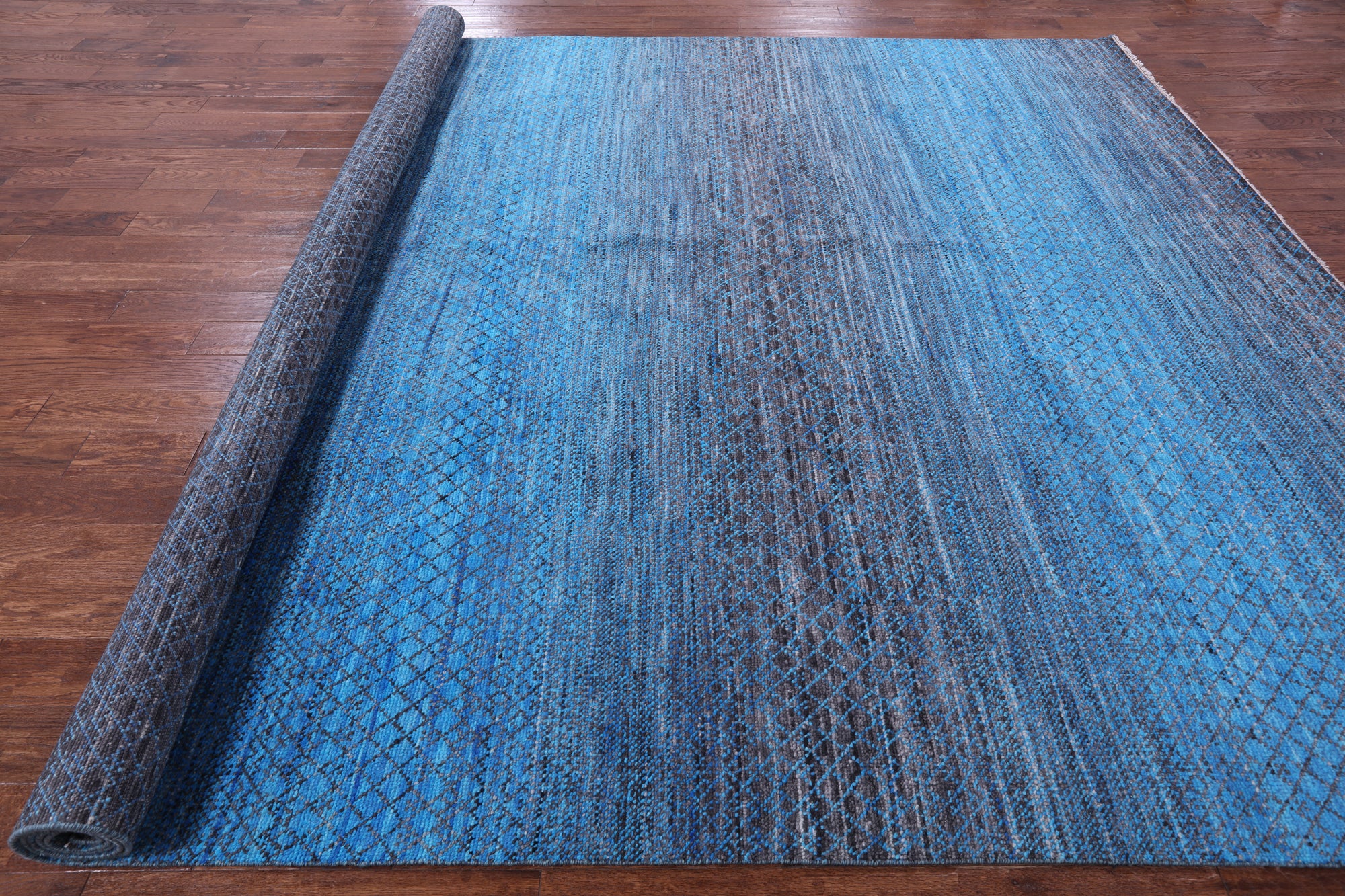 Savannah Grass Hand Knotted Wool Rug - 10' 1" X 14' 0" - Golden Nile