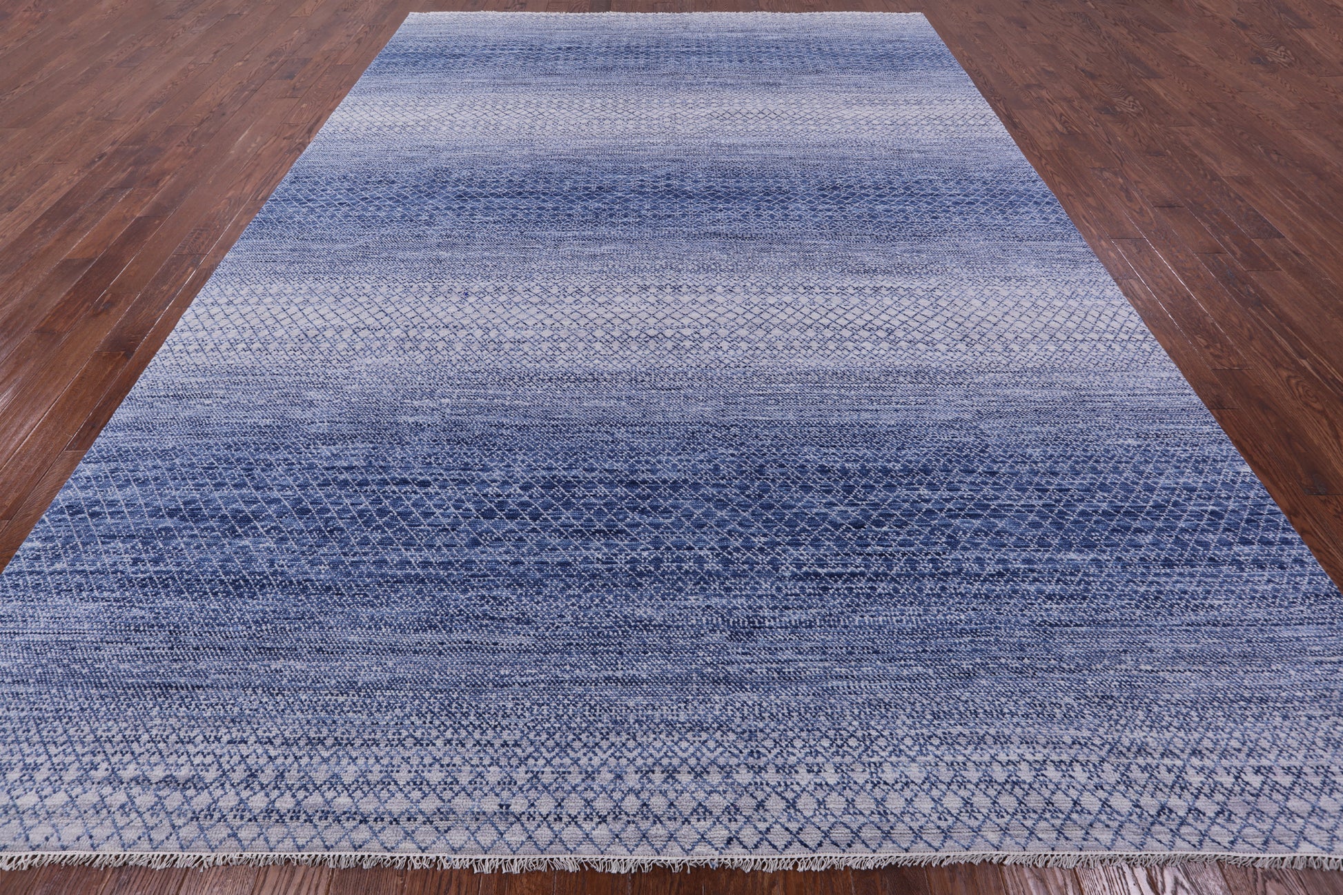 Savannah Grass Hand Knotted Wool Rug - 9' 11" X 14' 2" - Golden Nile