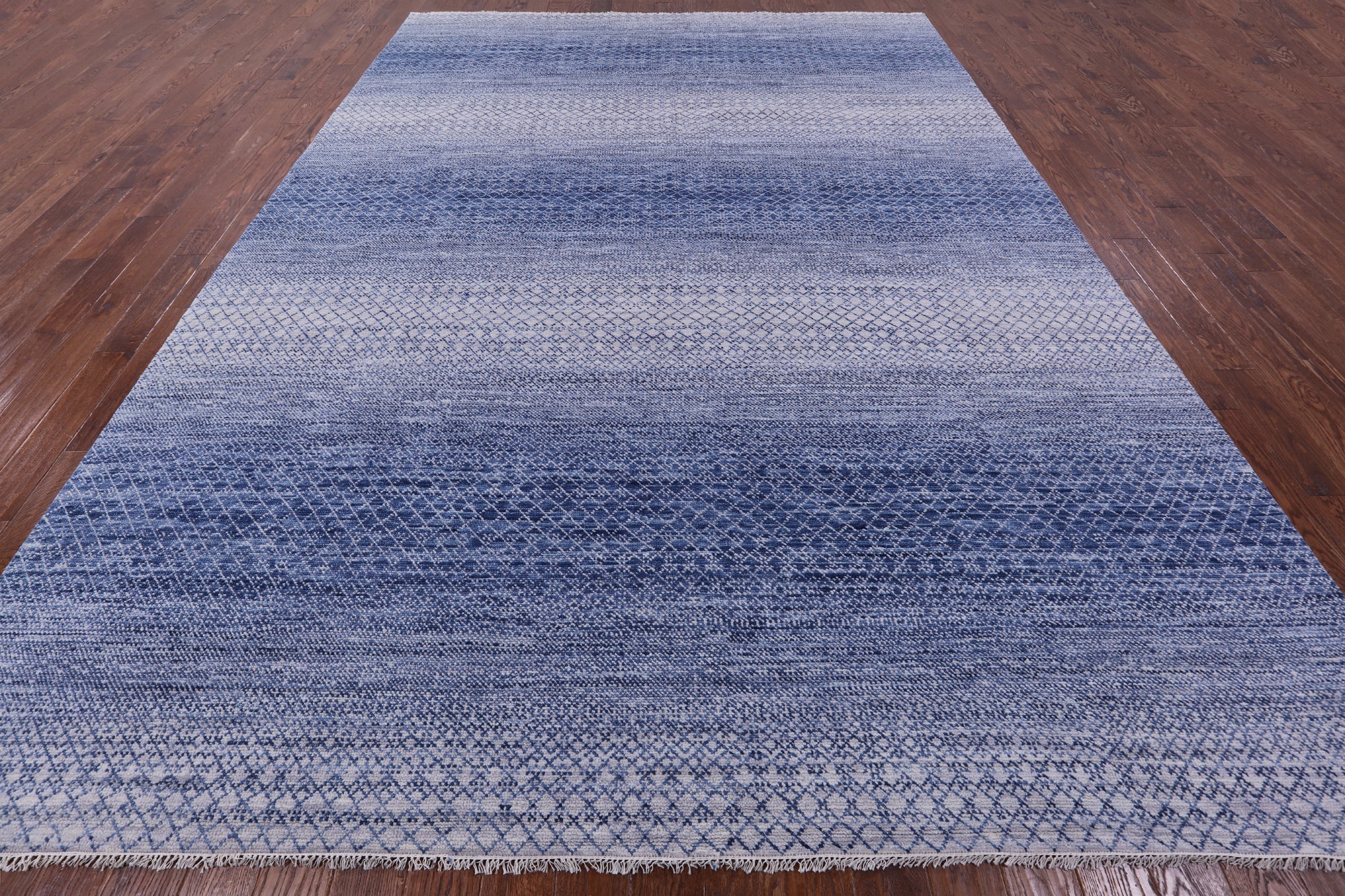 Savannah Grass Hand Knotted Wool Rug - 9' 11" X 14' 2" - Golden Nile