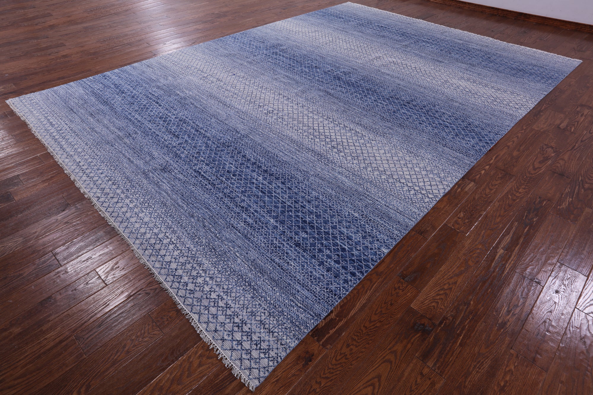 Savannah Grass Hand Knotted Wool Rug - 9' 11" X 14' 2" - Golden Nile