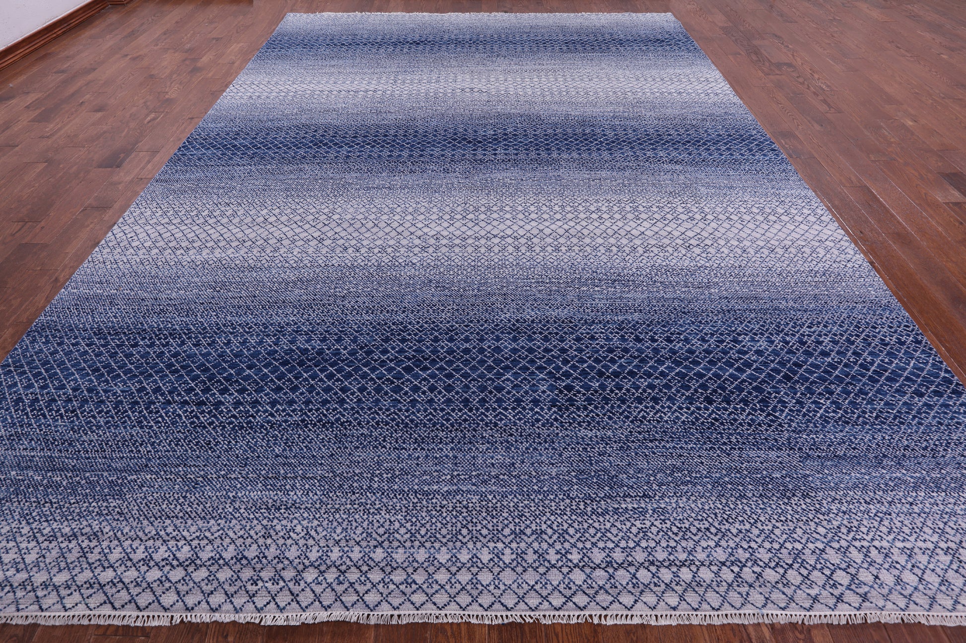 Savannah Grass Hand Knotted Wool Rug - 10' 1" X 14' 2" - Golden Nile
