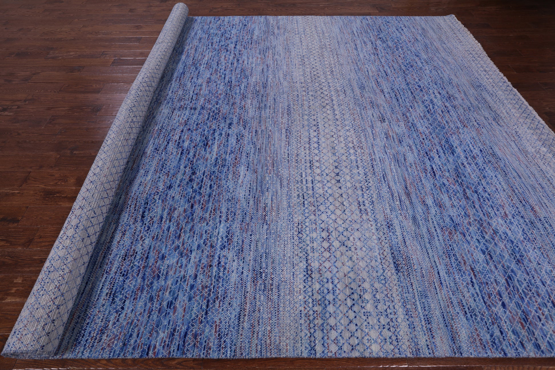 Savannah Grass Hand Knotted Wool Rug - 10' 0" X 14' 7" - Golden Nile