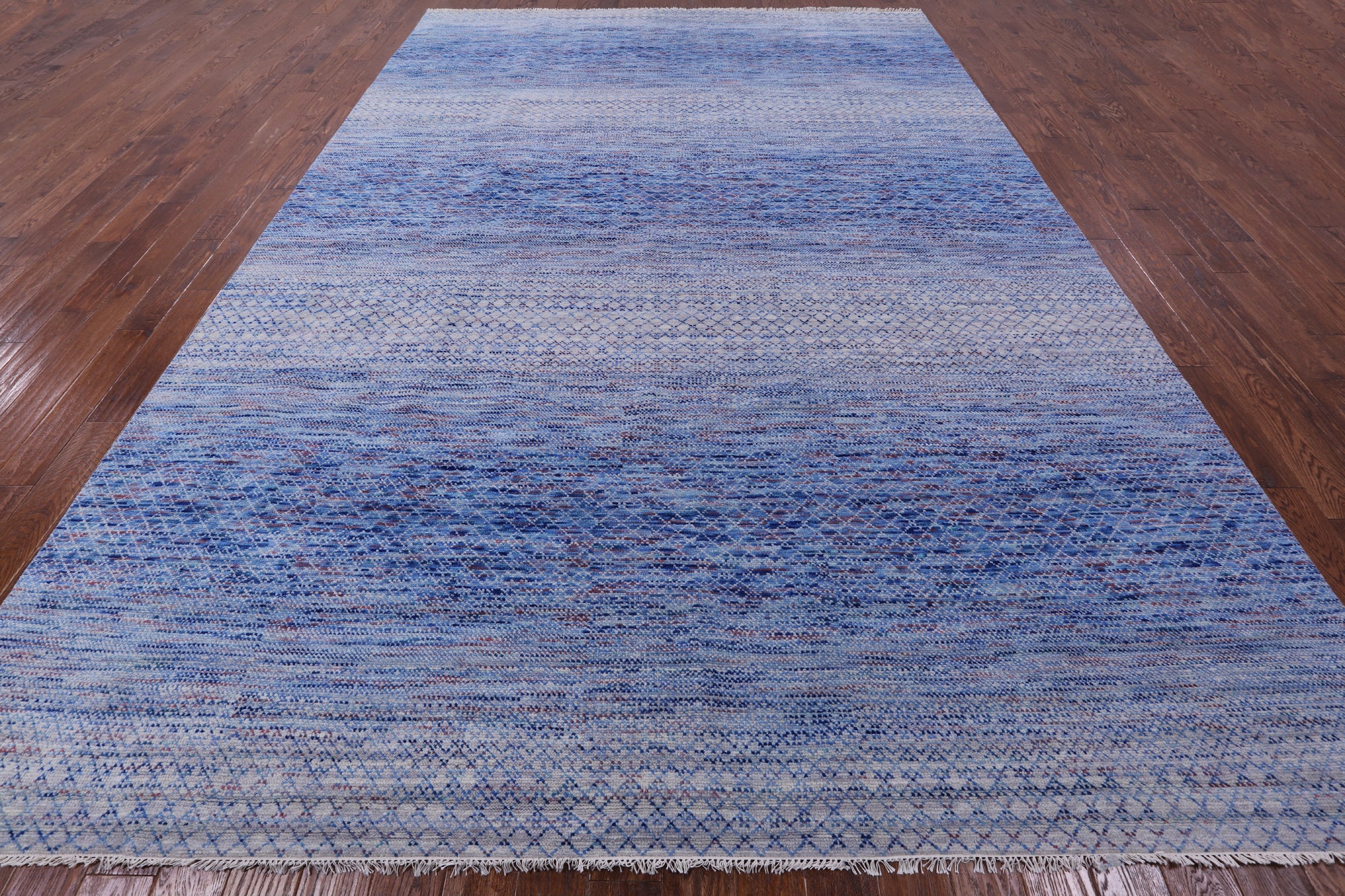 Savannah Grass Hand Knotted Wool Rug - 10' 0" X 14' 7" - Golden Nile