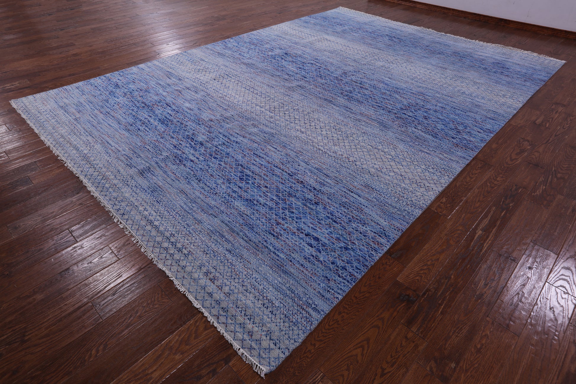 Savannah Grass Hand Knotted Wool Rug - 10' 0" X 14' 7" - Golden Nile
