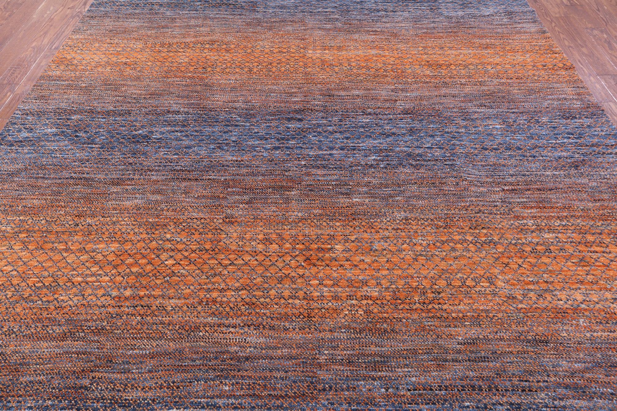 Savannah Grass Hand Knotted Wool Rug - 9' 11" X 13' 11" - Golden Nile