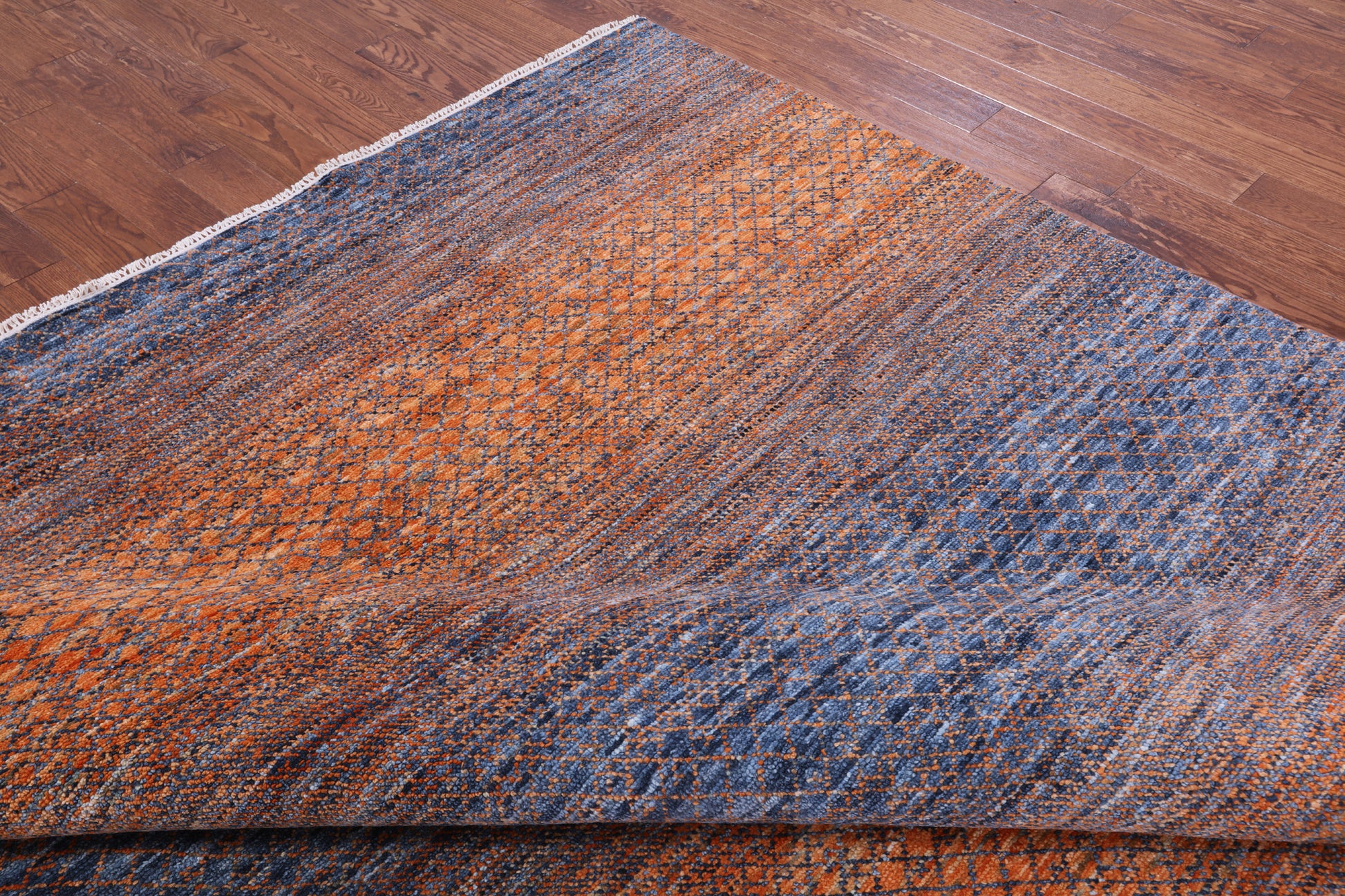 Savannah Grass Hand Knotted Wool Rug - 9' 11" X 13' 11" - Golden Nile