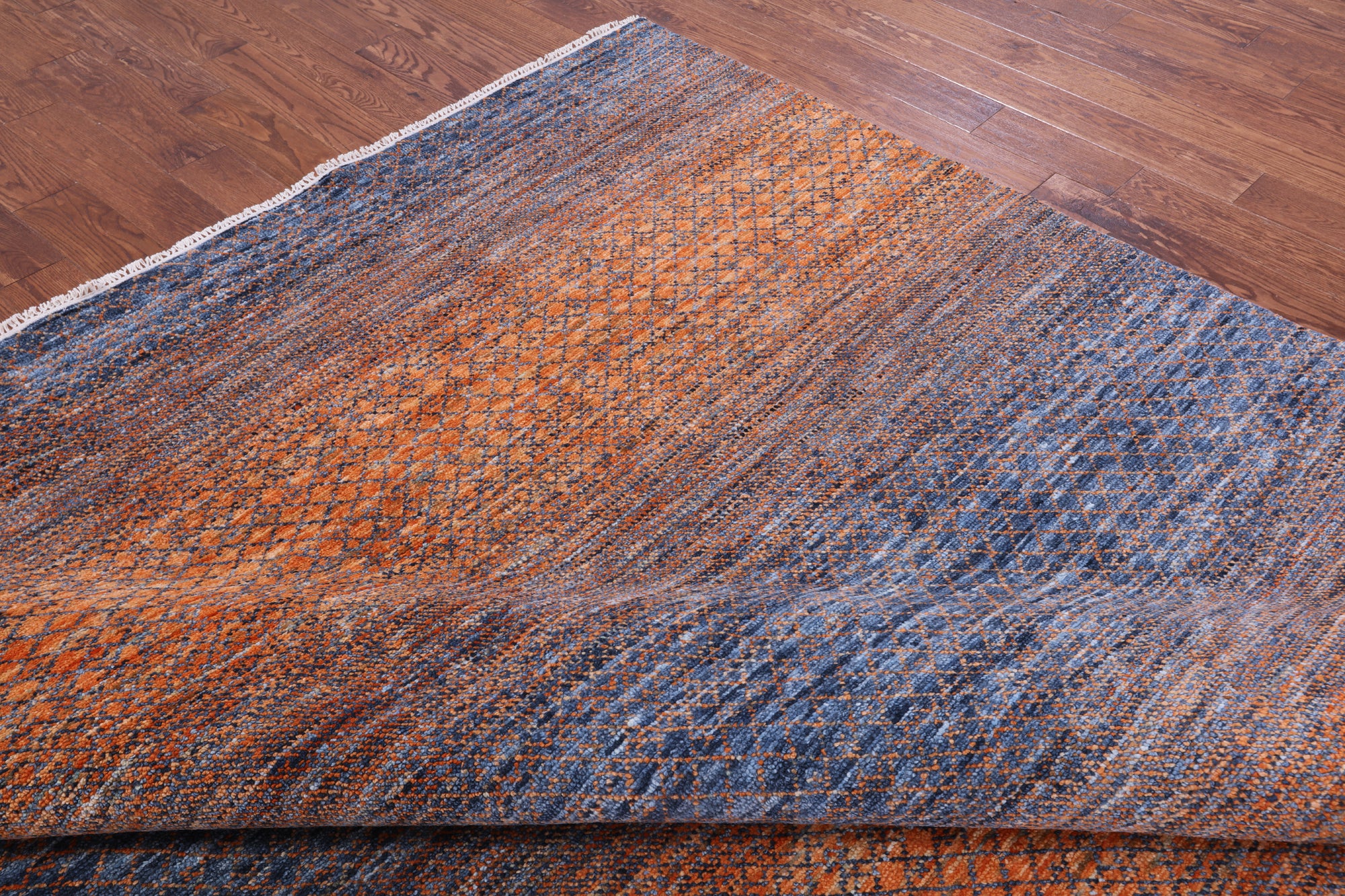 Savannah Grass Hand Knotted Wool Rug - 9' 11" X 13' 11" - Golden Nile