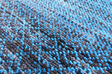 Blue Savannah Grass Hand Knotted Wool Rug - 10' 1" X 14' 2" - Golden Nile