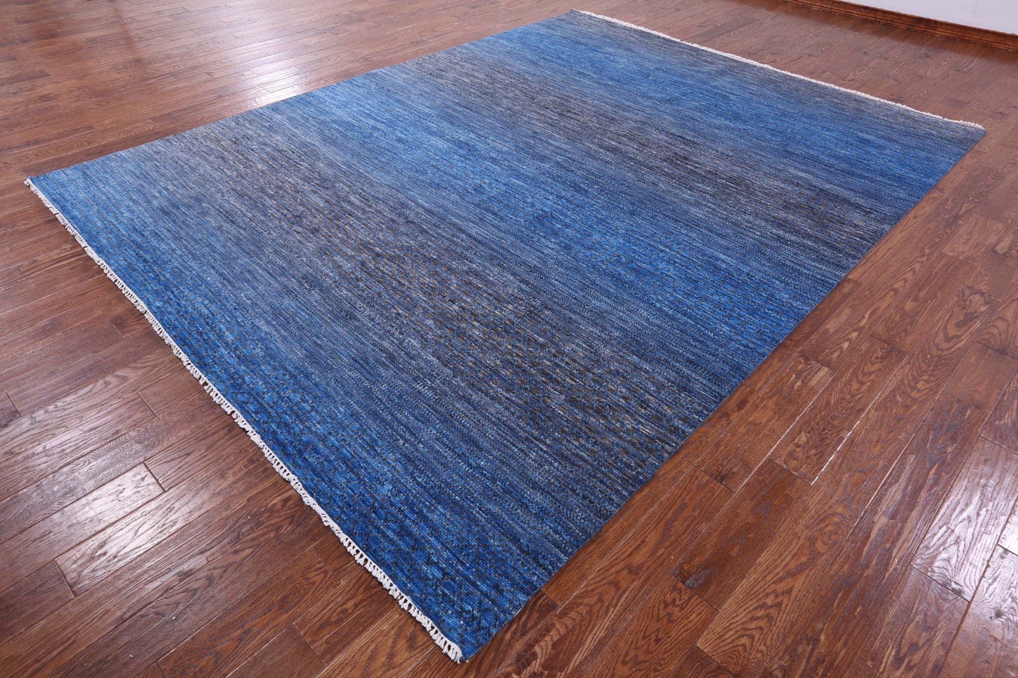 Savannah Grass Hand Knotted Wool Rug - 9' 0" X 11' 8" - Golden Nile